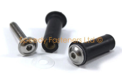6x Wind Screen Shield Rubber Well Nuts Bolts for Suzuki Burgman Givi