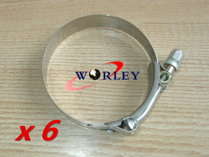 Silicone Turbo Pipe Hose Coupler 6x2.5" with T-bolt Clamps for 66-74 Models