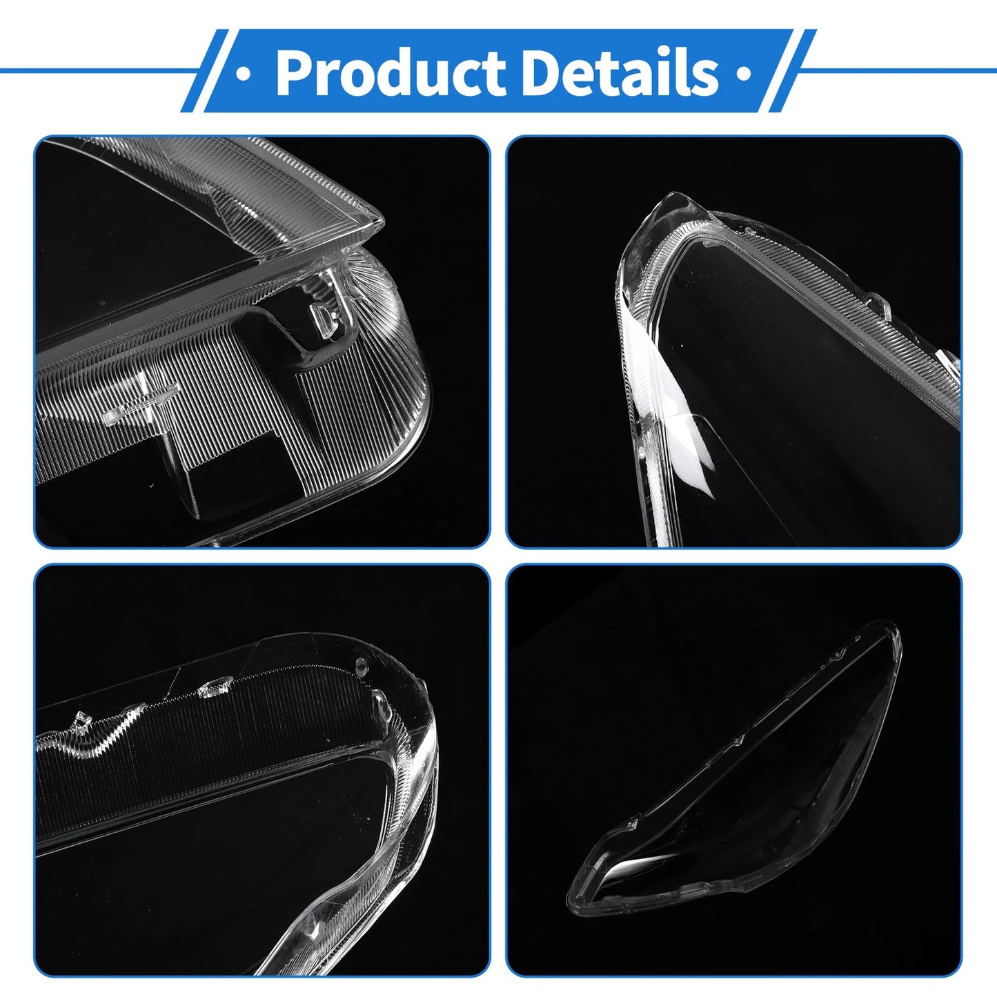 Car Front Right Headlight Lens Cover for Ford Escape (2013-2016)
