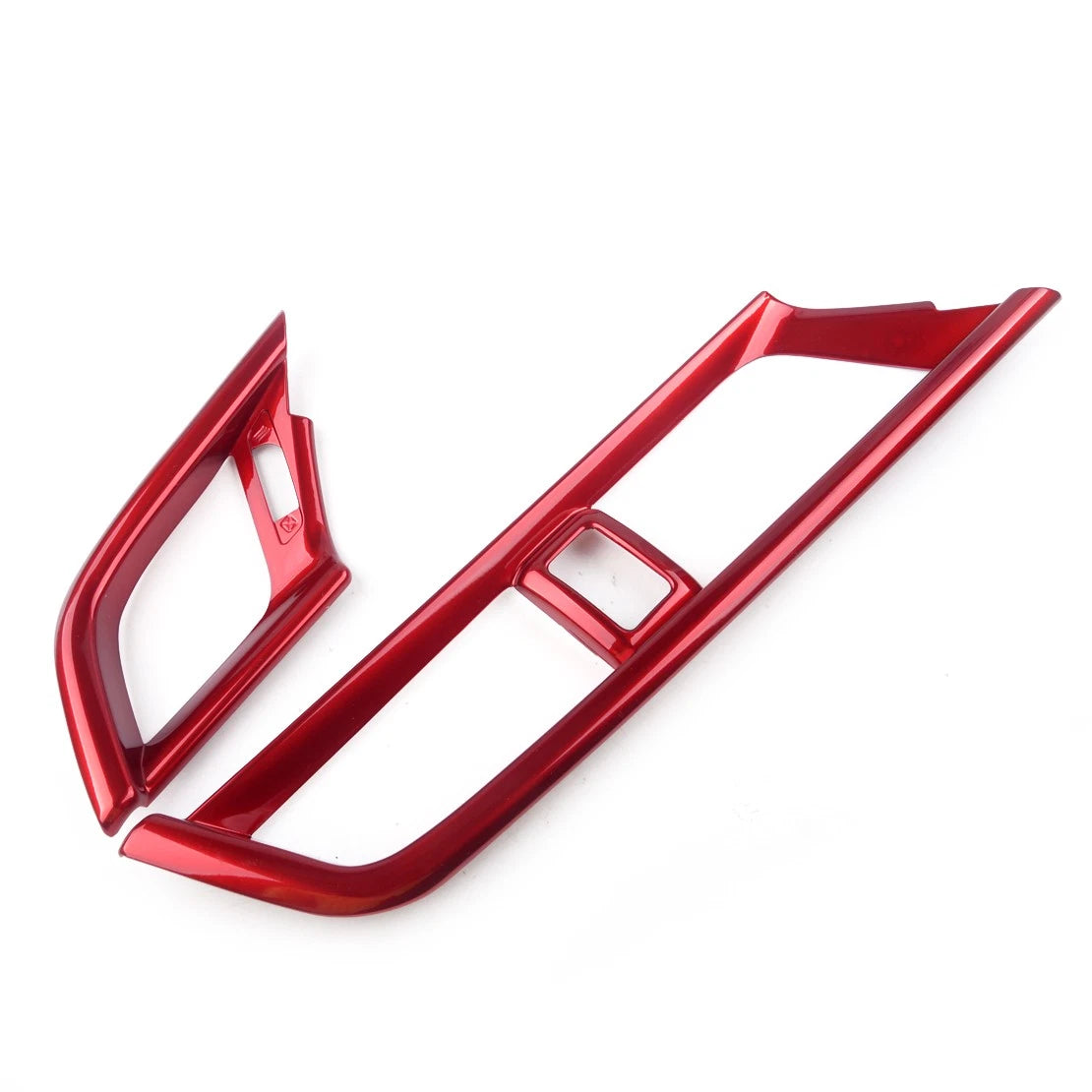 Red ABS Air Outlet Frame Cover Trim for Honda Civic (2016-2019)