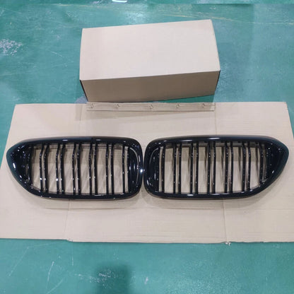Gloss Black Front Bumper Grill for BMW 5 Series G30 G31 M5 540i 550i (2017-2019)