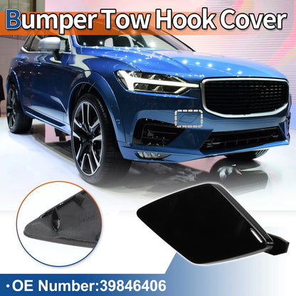 Front Side Tow Hook Cover for Volvo XC60 (2018-2021) Black