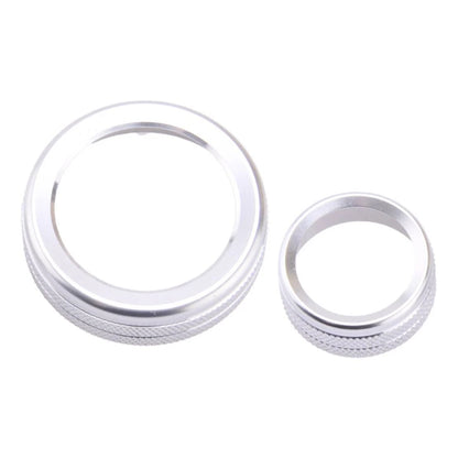 4x 4WD Headlight Switch Knob Cover Trim Ring for Ford F-150 (2009-2014)