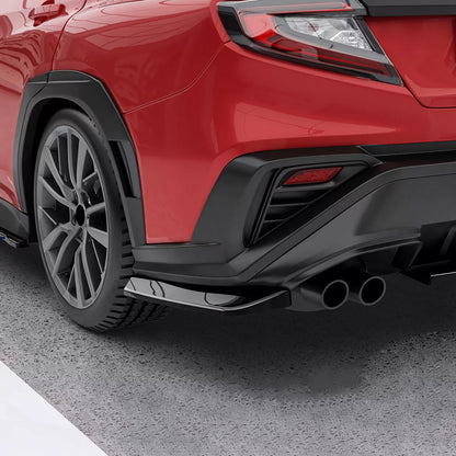 Gloss Black Rear Bumper Spoiler Cover for Subaru WRX STI (2022-2025)