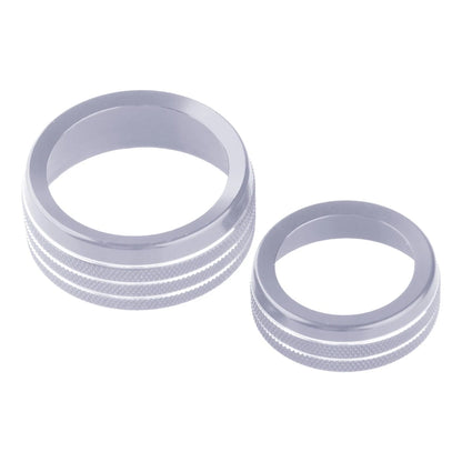 3 x AC Radio Switch Trim Ring Knob Covers for Dodge Durango (2014-2020)
