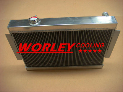Aluminum Radiator & Fan 610mm for Holden Torana LH LX V8 (1970-1980)