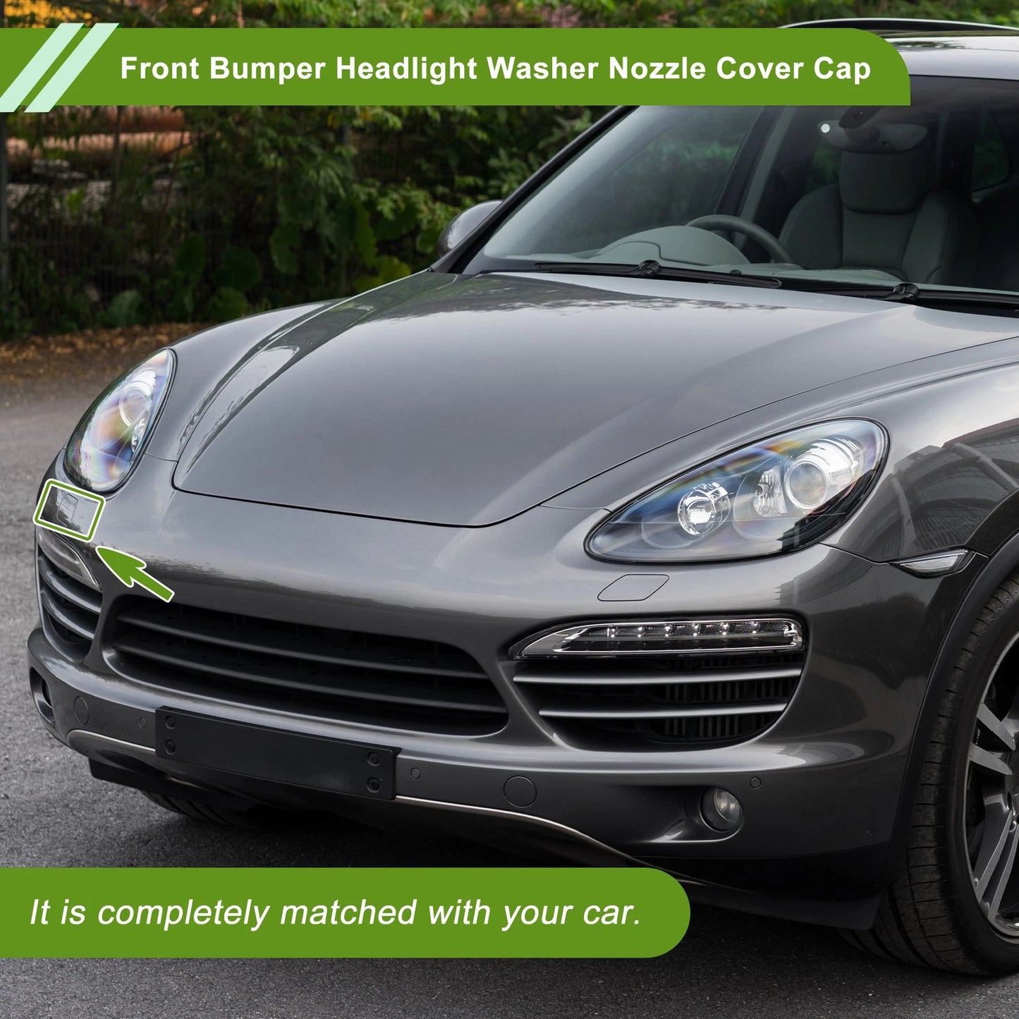 Washer Nozzle Cover Cap for Porsche Cayenne White (2015-2017)