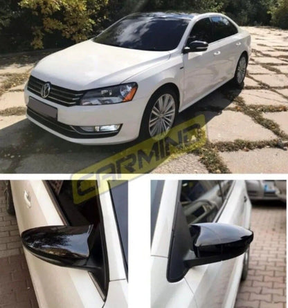 2 Piece Side View Mirror Covers for VW Passat B7 (2010-2014)