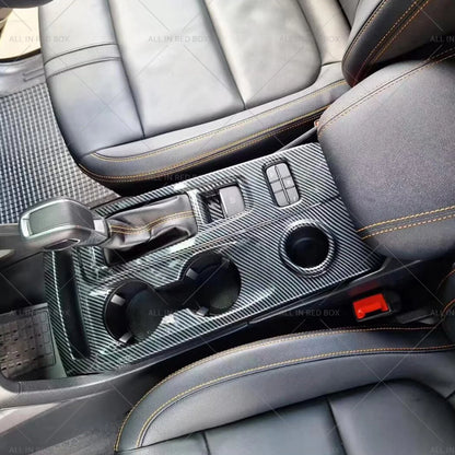 Carbon Gear Shifter Panel Console Protector Trim for Ford Ranger Raptor