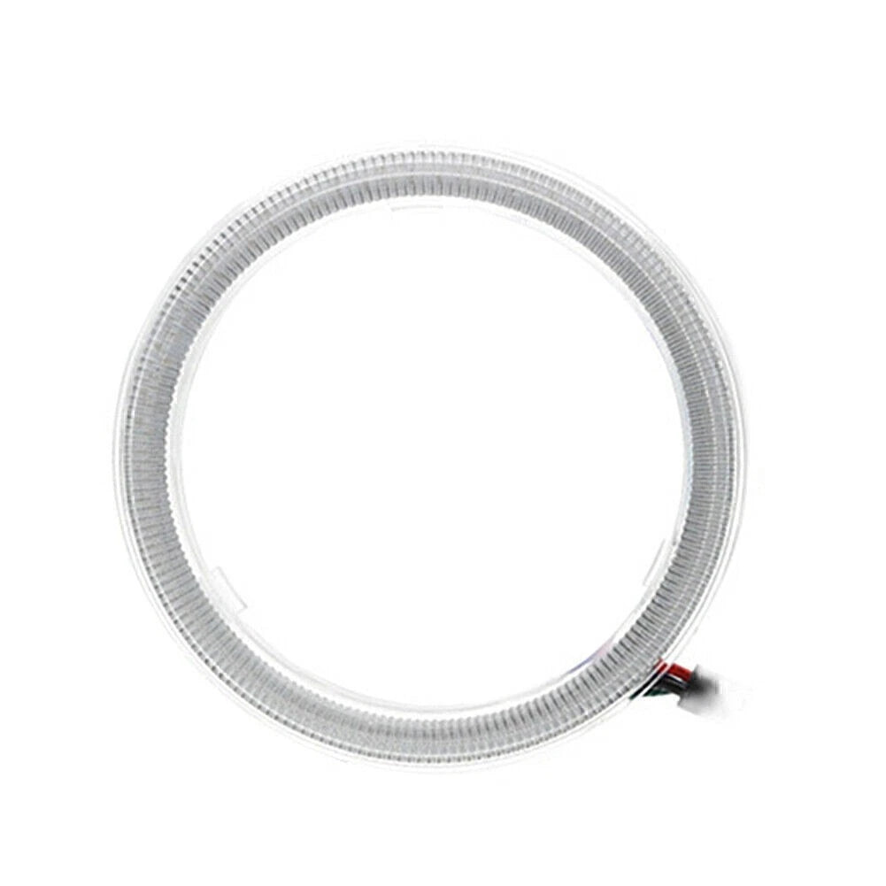 RGB COB Car Headlight Angel Eyes LED Halo Rings Lamp Kit 95MM