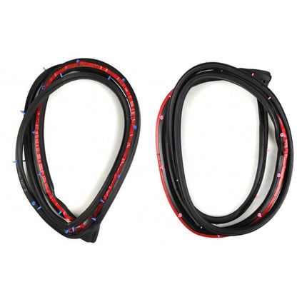 For Toyota Vios NCP41 NCP42 4D Sedan 2003-06 Door Seal Weatherstrip Rear LH+RH