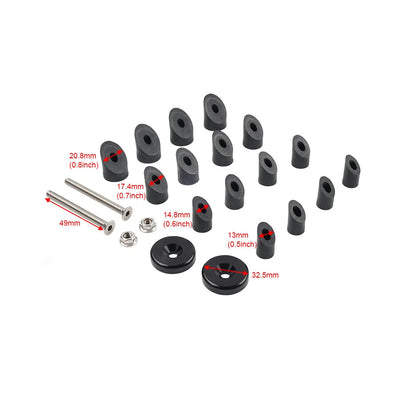 7/8'' 1'' Motorcycle Handlebar Grips & End Caps for Various Models
