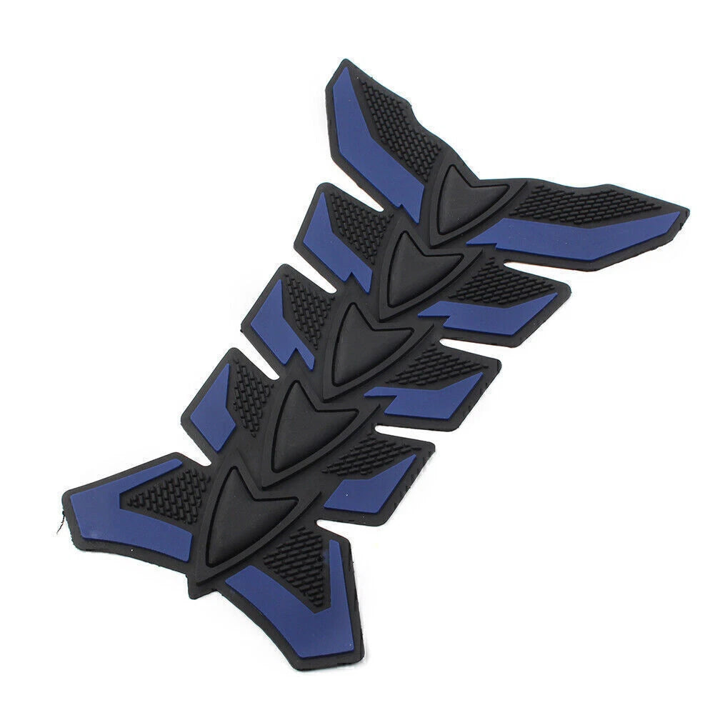 Grip Fuel Tank Pad Cap Cover for Honda Motorcycle Universal Blue