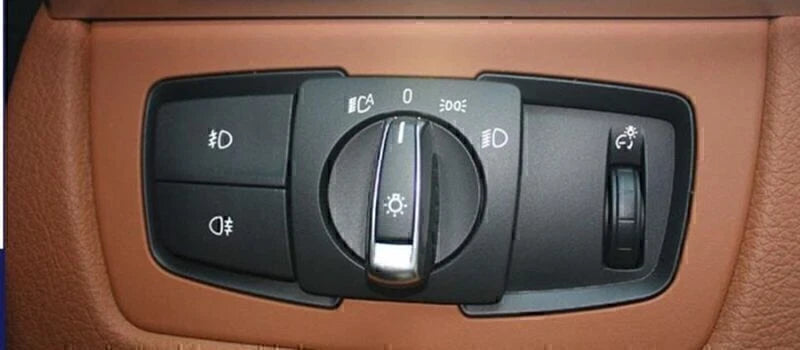 Headlight Switch Button Panel Cover Knob 2 x for BMW F20 F21 F30 F32 F33 (2012-2019)