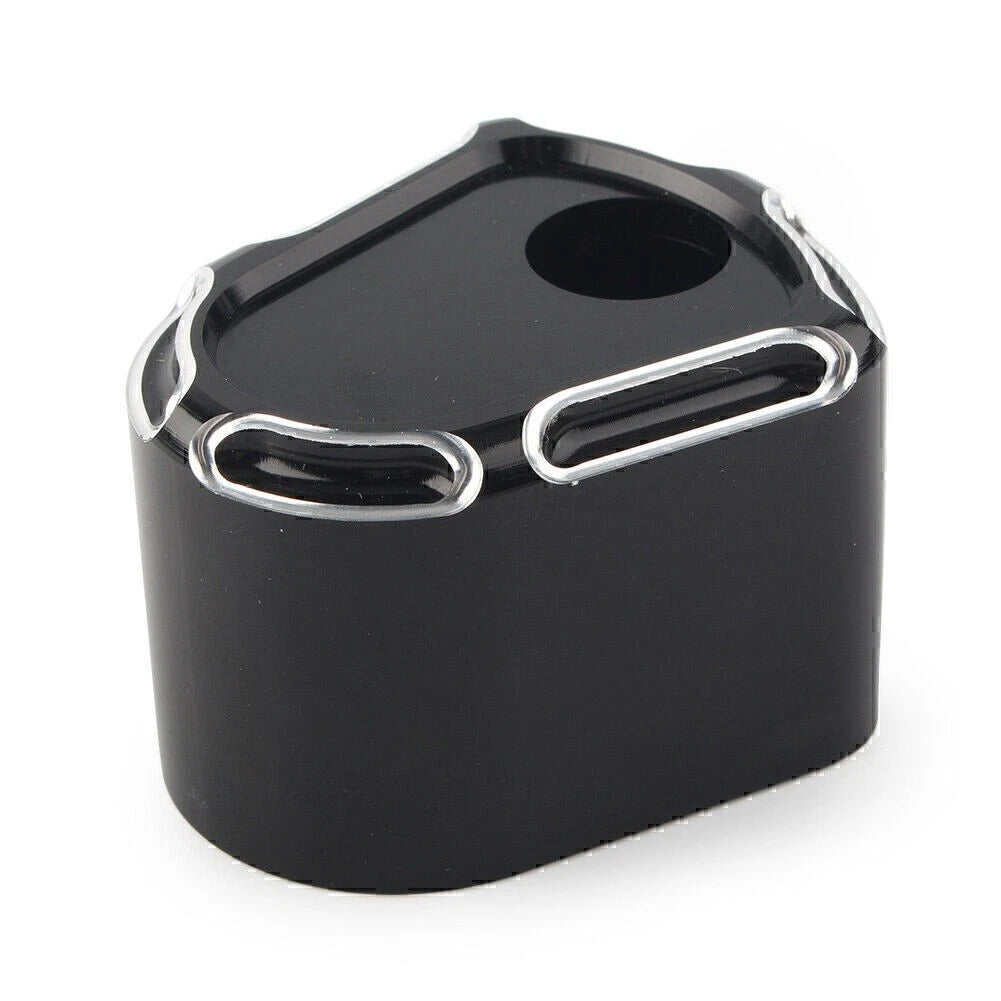 Black Cut Ignition Switch Cover for Harley Touring Street Road Glide (2007-2013)
