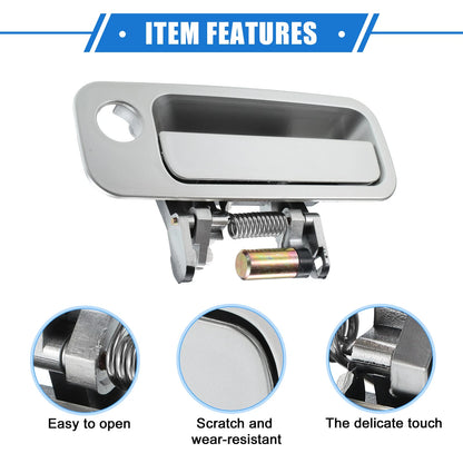 Silver Tone Exterior Door Handle for Toyota Camry (1997-2001)
