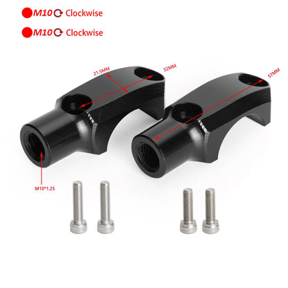 2 x Clamp Block Mounting Brake Master Cylinder for Honda