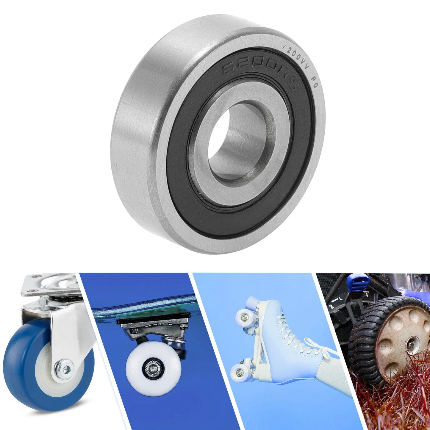 Deep Groove Ball Bearings P0 10x30x9mm 1 Pc for Scooter Skateboard Wheel