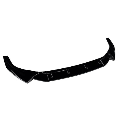 Gloss Black Front Bumper Spoiler Lip for Audi A5 Sline S5 (2021-2024)