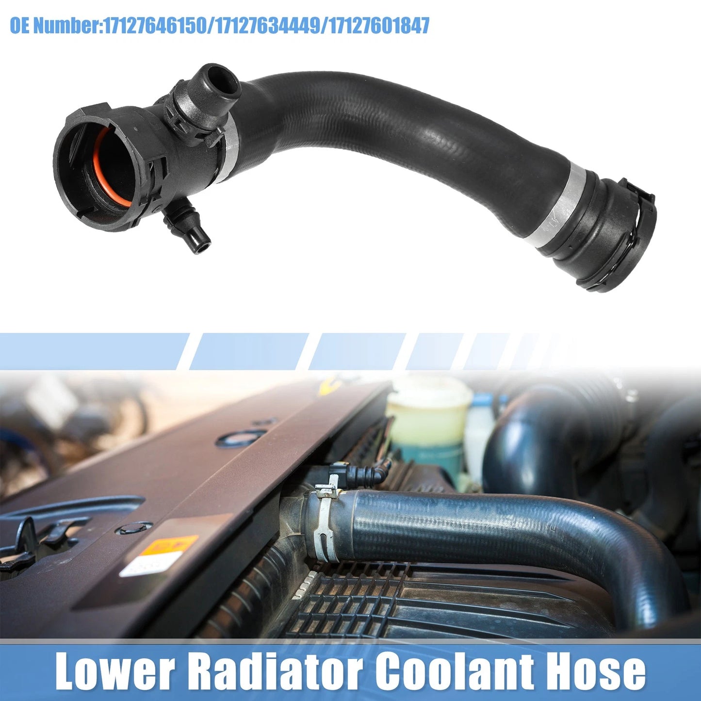 Radiator Coolant Hose for BMW X4 M40i (2018) - 1 x Hose, No. 17127646150
