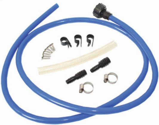 Deck Washdown System Kit for Boats/Caravan, 7.6m Coil Hose & Nozzle