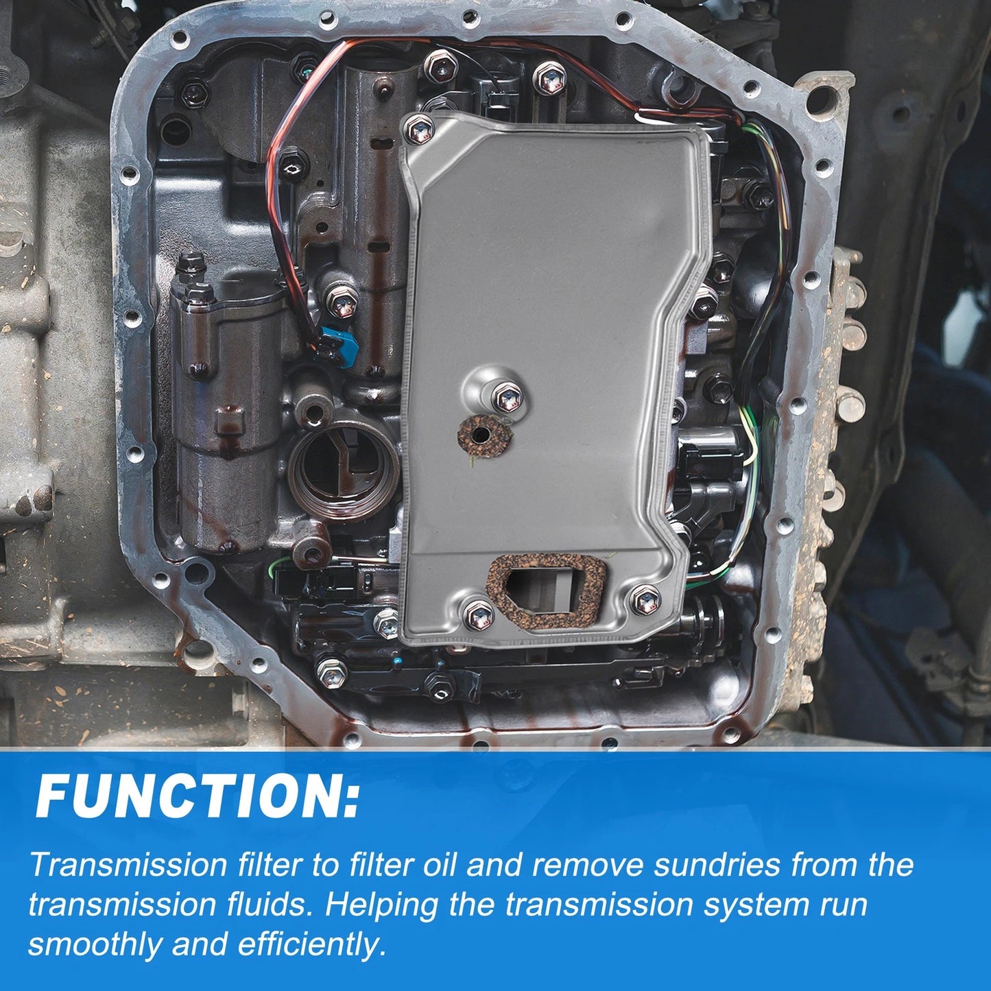A340E/F Transmission Fluid Filter & Oil Pan for Jeep (2001)