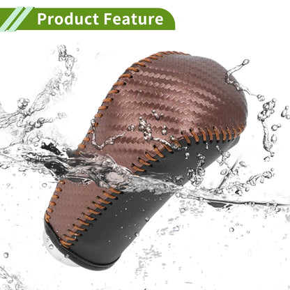 Brown Carbon Fiber Gear Shift Knob Cover for Nissan Altima (2013-2018)