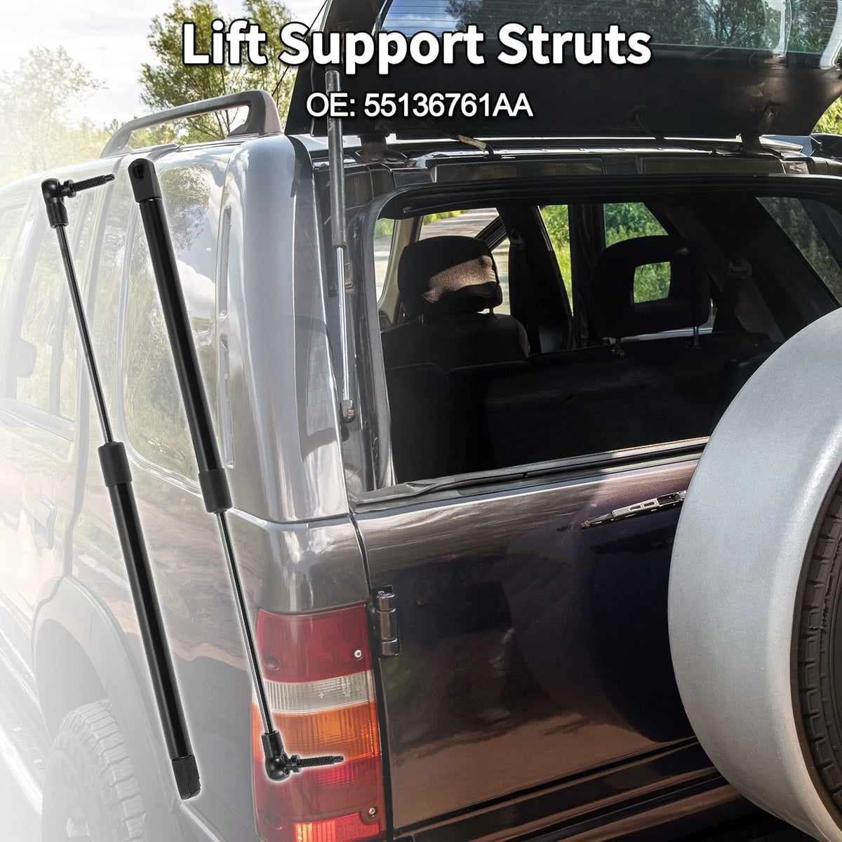 Rear Window Lift Supports for Jeep Grand Cherokee (2011-2021)