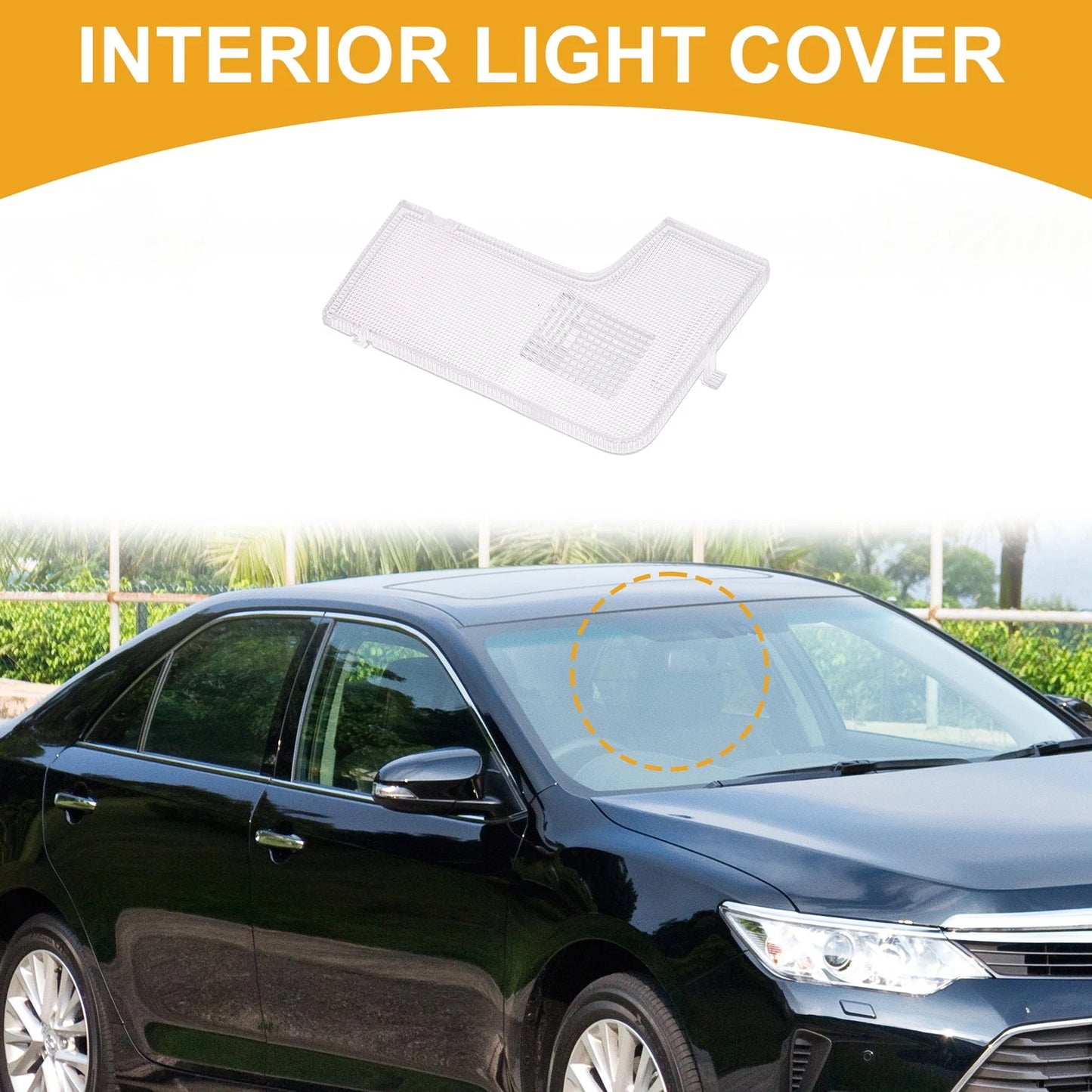 Front Left Interior Light Cover for Toyota Camry (2012-2017)