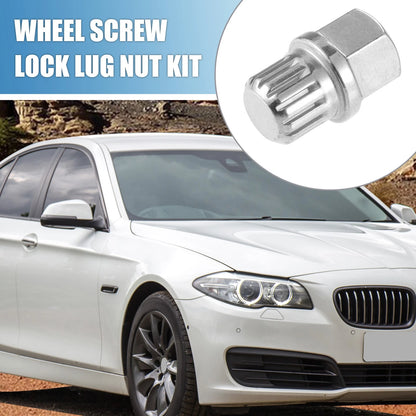 Wheel Screw Lock Lug Nut Set Socket Set 12/14Pt for BMW