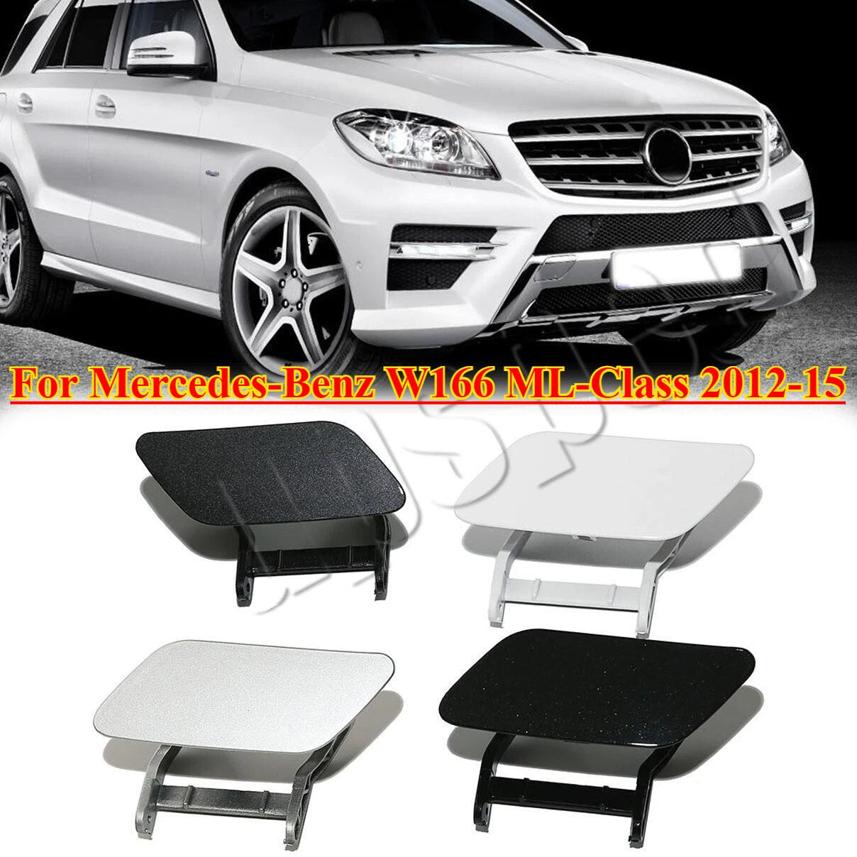 Front Headlight Washer Nozzle Cover Cap for Mercedes-Benz W166 ML-Class (2012–2015)