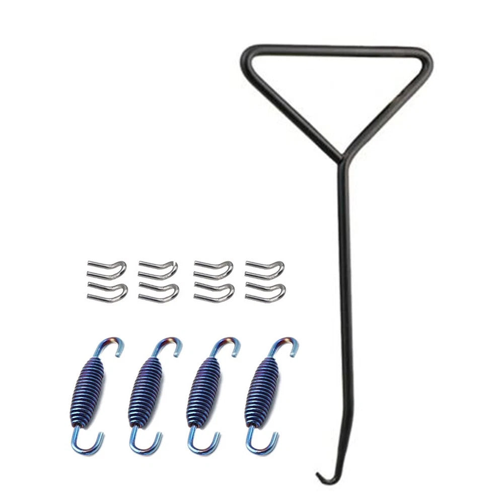 Exhaust Pipe Muffler Mounting Springs Hooks for Motorcycle (A02)