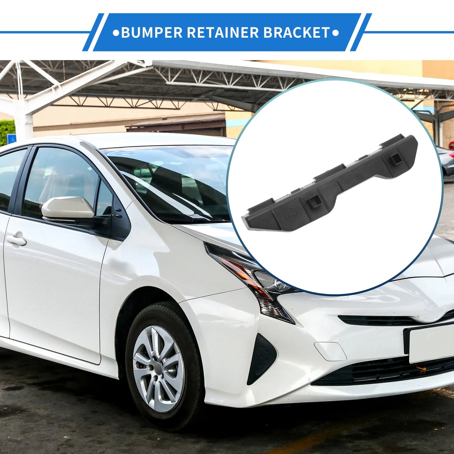Right Rear Bumper Retainer Bracket for Toyota Corolla (2003-2007)
