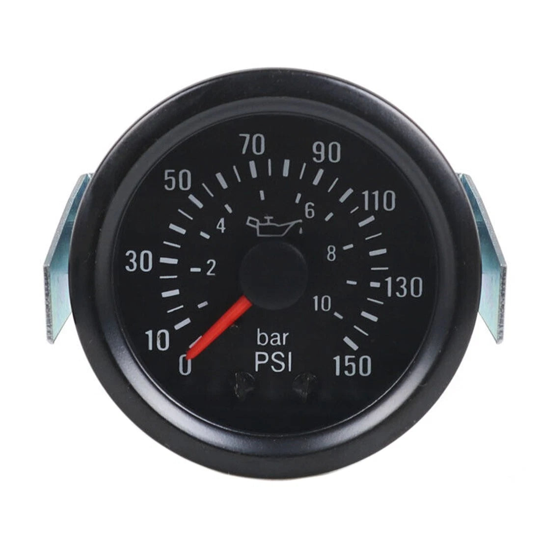 52mm Mechanical Oil Pressure Gauge 0-10Bar/0-150Psi w/Sensor for Car