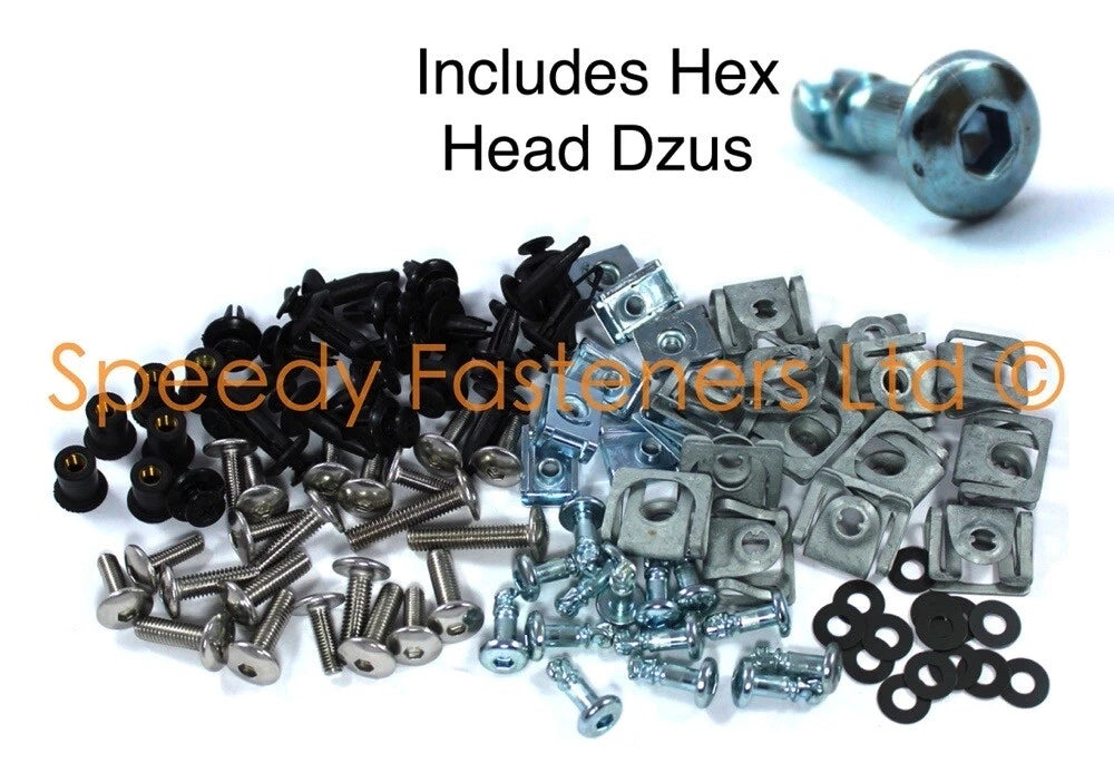 Stainless Steel Fairing Bolt Set dzus Quick Release for Yamaha R1