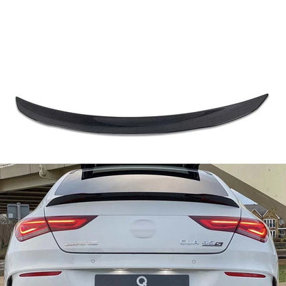 Real Carbon Fiber Rear Trunk Lid Spoiler Wing fit For Benz CLA W118 2021-2024