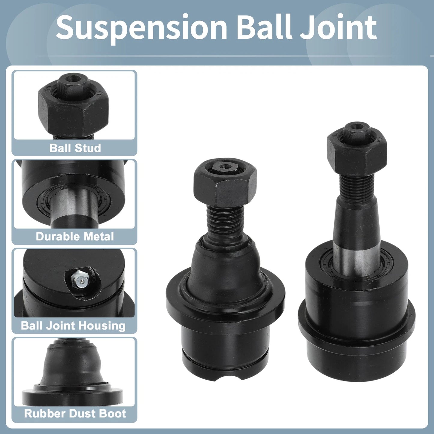 4 x Front Upper & Lower Ball Joints for Dodge Ram 2500 3500