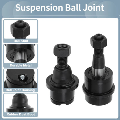 4 x Front Upper & Lower Ball Joints for Dodge Ram 2500 3500