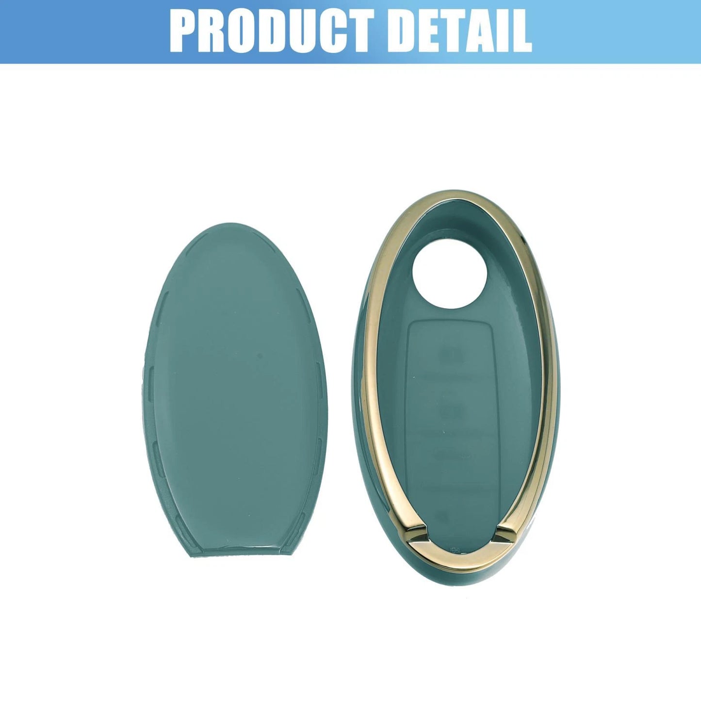 Silicone Car Smart Key Fob Case Cover for INFINITI QX80 (2014-2014)