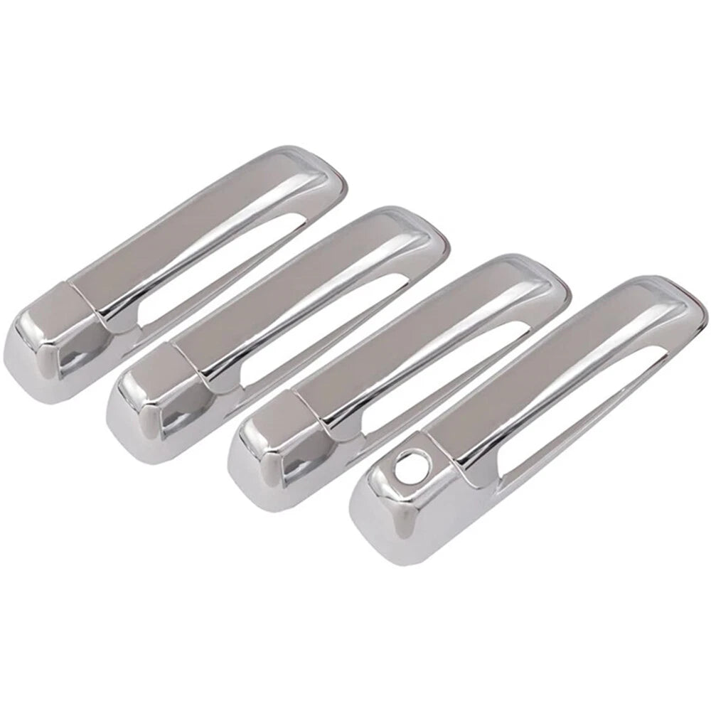 4 x Chrome Door Handle Cover Caps for Dodge Ram 1500 2500 3500 4500 (2009-18)