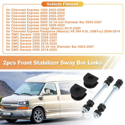Sway Bar Link Kit for Chevrolet Express 1500 2500 3500