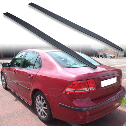 Side Skirt Extension Panel Lip for Saab 9-3 2nd Sedan (2002-2008)