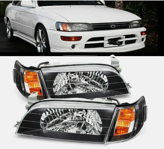 Black Head Corner Light for Toyota Corolla AE100 AE101 E100 (1992-1997)