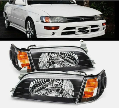 Black Head Corner Light for Toyota Corolla AE100 AE101 E100 (1992-1997)