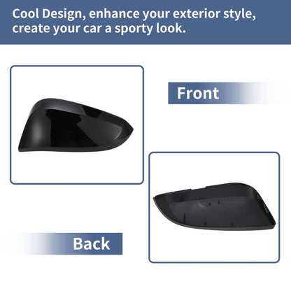 Passenger Side Mirror Cover Cap Gloss Black for Toyota 4Runner (2003-2023)