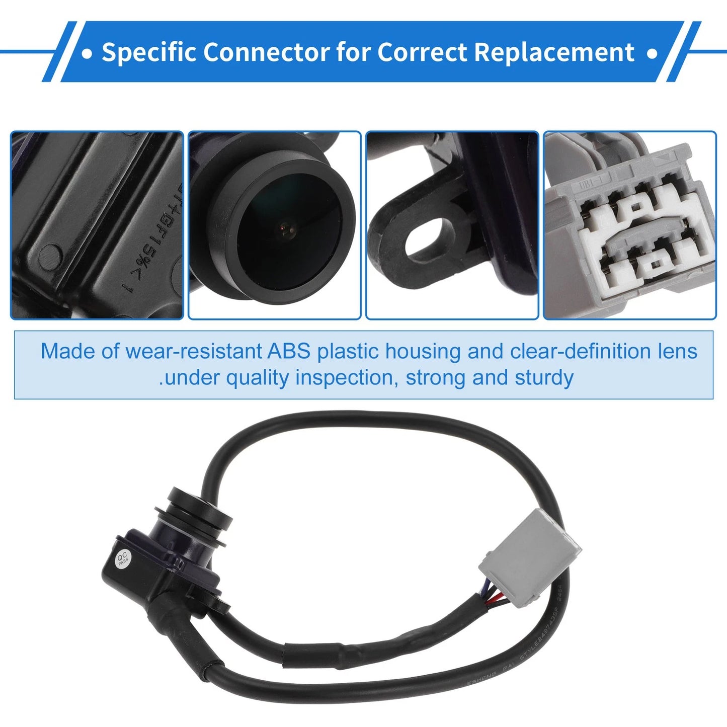 Rear View Camera 120-180 Degree for Dodge Dart (2013-2016)