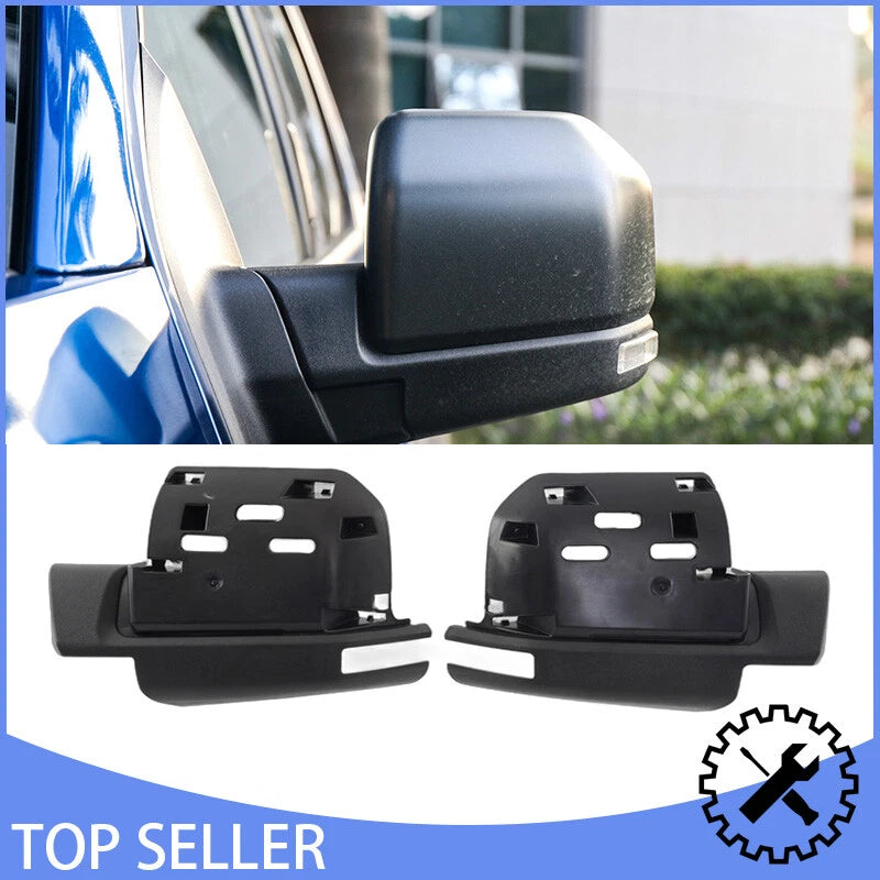 Side Mirror Housing Bottom Frame Pair for Ford F150 Pickup (2015-2020)