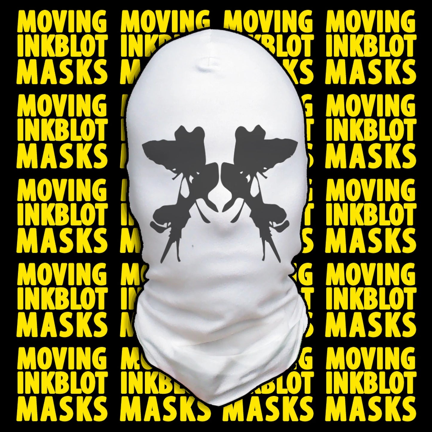 Rorschach Moving Inkblot Mask for Halloween Costume