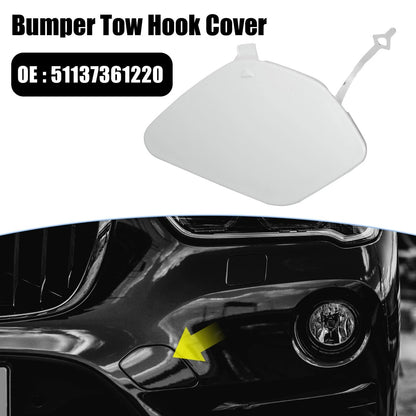 Tow Hook Cover Front for BMW F48 (2016 - 2018) Pearl White