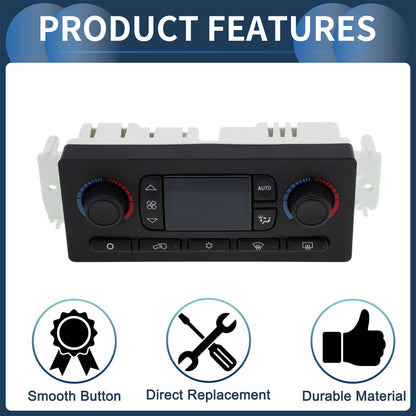 Climate Control Module for GMC Yukon XL 1500 2500 Black (2003 - 2004)